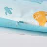 水星儿童（MERCURY Kids）幼儿园全棉抗菌床褥罩(湖水绿/远古龙)60cm×135cm 婴幼儿A类 实拍图