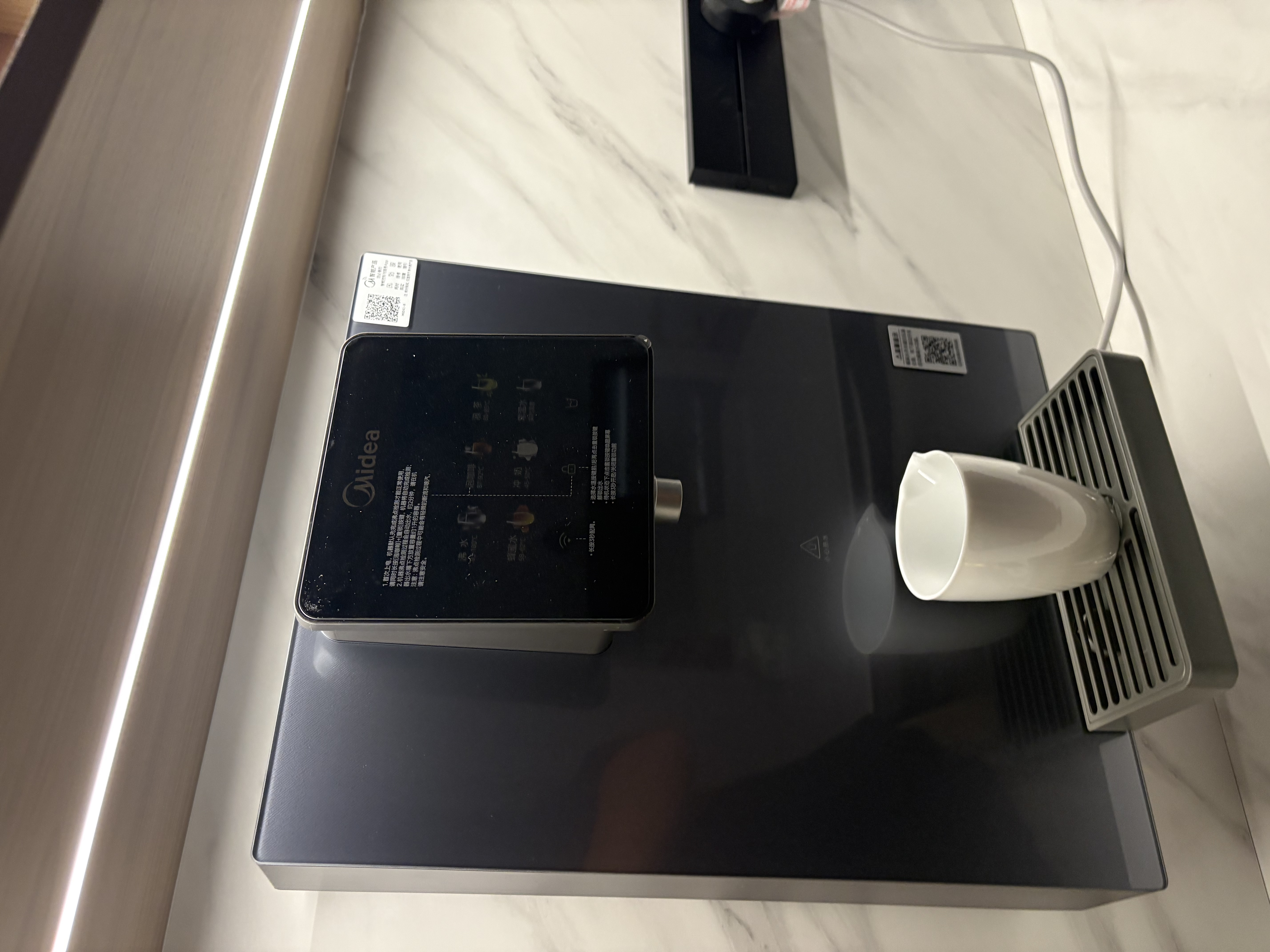 美的（Midea）管线机壁挂式【升级自吸可接桶装水】家用净水器净饮机饮水机伴侣 真沸腾真开水全通量匹配MG241-R 实拍图