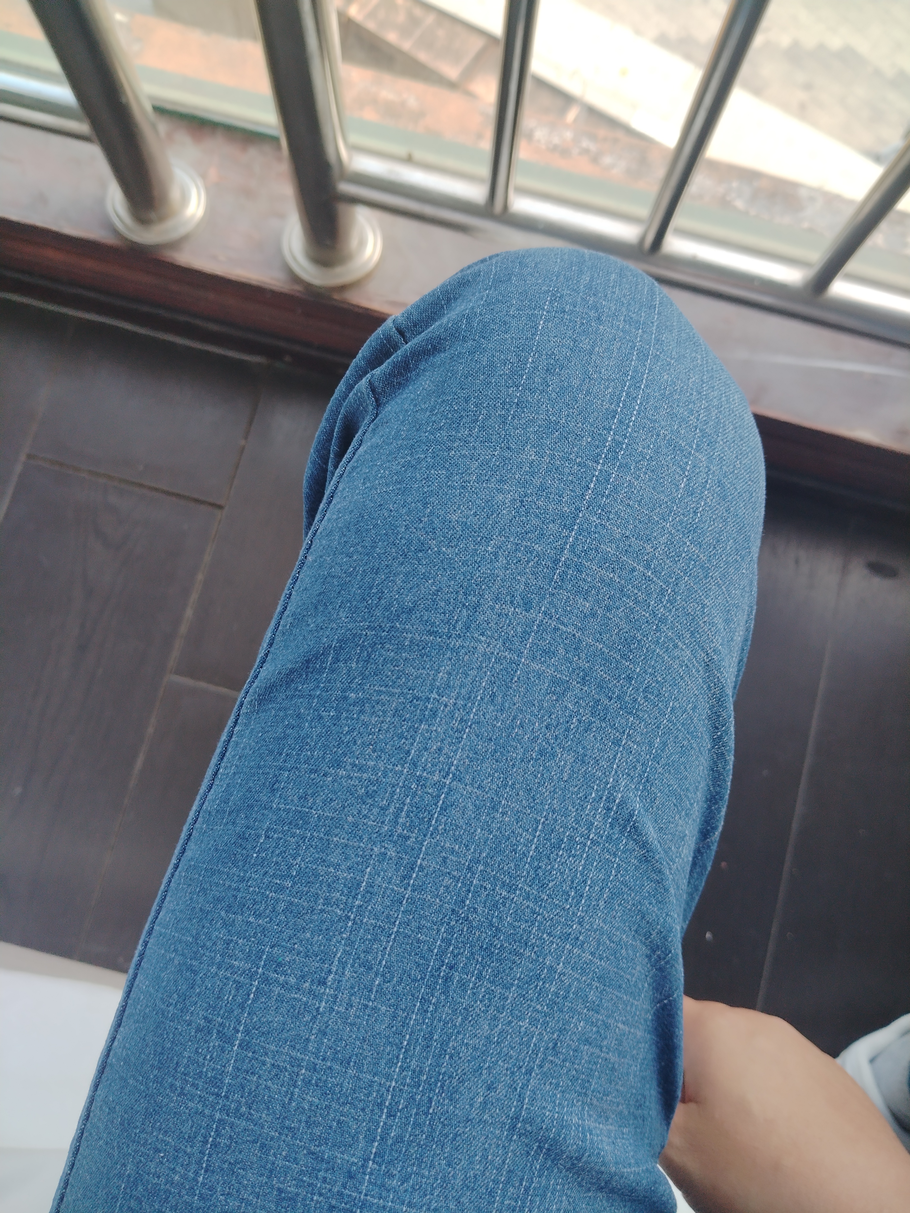 真维斯（Jeanswest）牛仔裤男2026夏季青年男士宽松直筒长裤弹力休闲长裤蓝色薄款33 实拍图