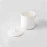 MUJI 骨瓷 马克杯 水杯杯子 茶杯 带盖 380ml 实拍图