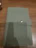 朗捷名片收纳册活页款卡片收纳夹信用卡会员卡片本便携式名片夹银行卡卡包大容量收集薄 浅绿 实拍图