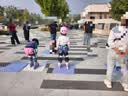 361°儿童轮滑鞋初学者中小学男童女童溜冰鞋闪光轮旱冰鞋套装 粉色S码 实拍图