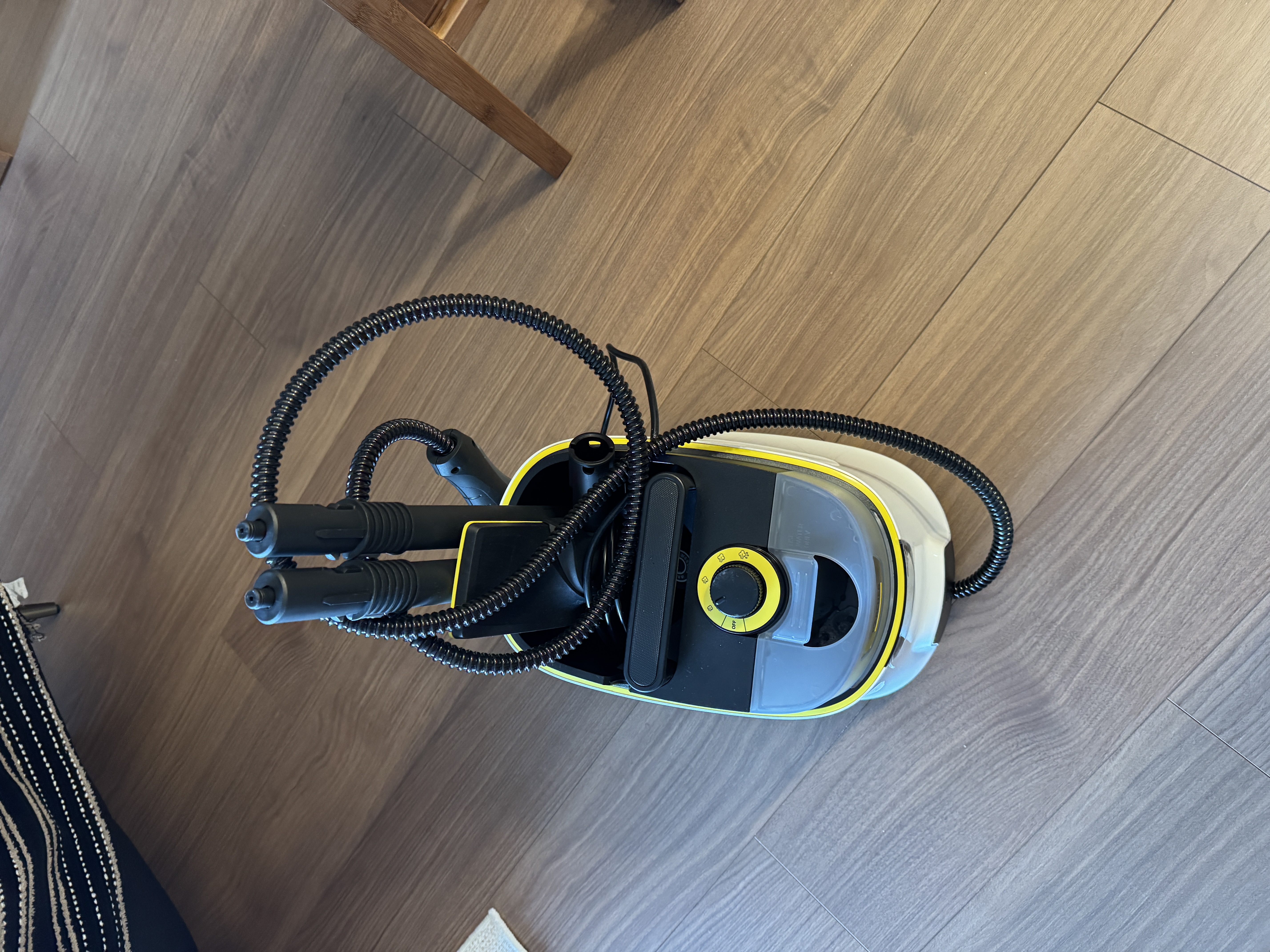 KARCHER德国卡赫蒸汽拖把拖地家用高温蒸汽清洁机厨房油烟机空调全屋清洁洗地一体机温度显示杀菌除螨SC5D 实拍图