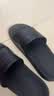 LURAD拖鞋男士夏季户外穿室内防滑洗澡居家浴室厚底防臭凉拖女黑 42-43 实拍图