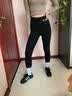 笙格儿 保暖裤秋裤女德绒双面加绒秋冬线裤可外穿无痕高腰显瘦打底裤女 黑色 L(105-130斤） 实拍图