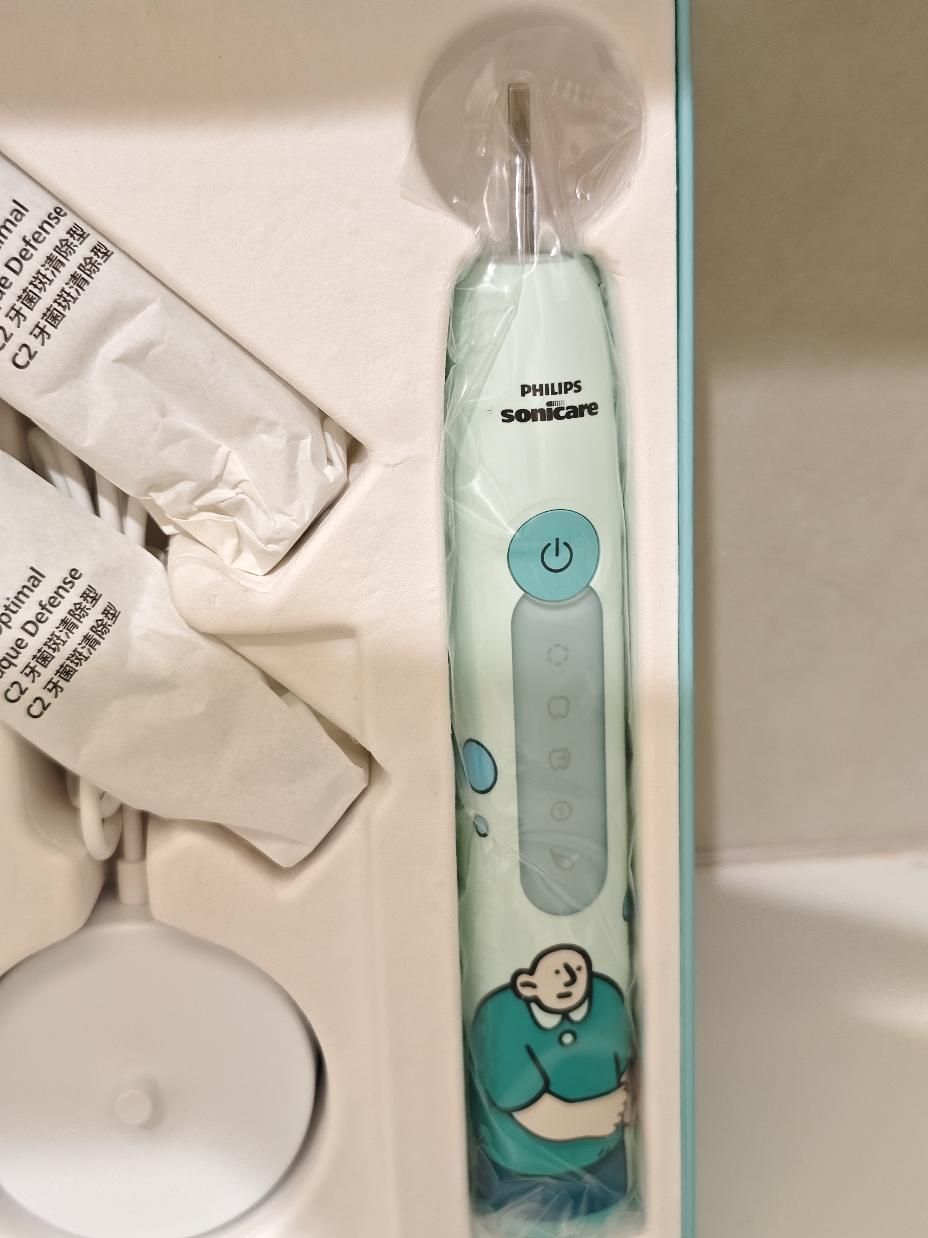 飞利浦（PHILIPS）Sonicare电动牙刷钻石3系 6730升级官方旗舰店送父母男生女生情侣装生日礼物 【心动CP】乔治刷&莉莉刷 实拍图