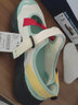 斐乐（FILA）FUSION斐乐玛丽珍凉鞋女鞋新款凉拖魔术贴海螺沙滩鞋 雪白/港灰绿-SH 38.5 实拍图