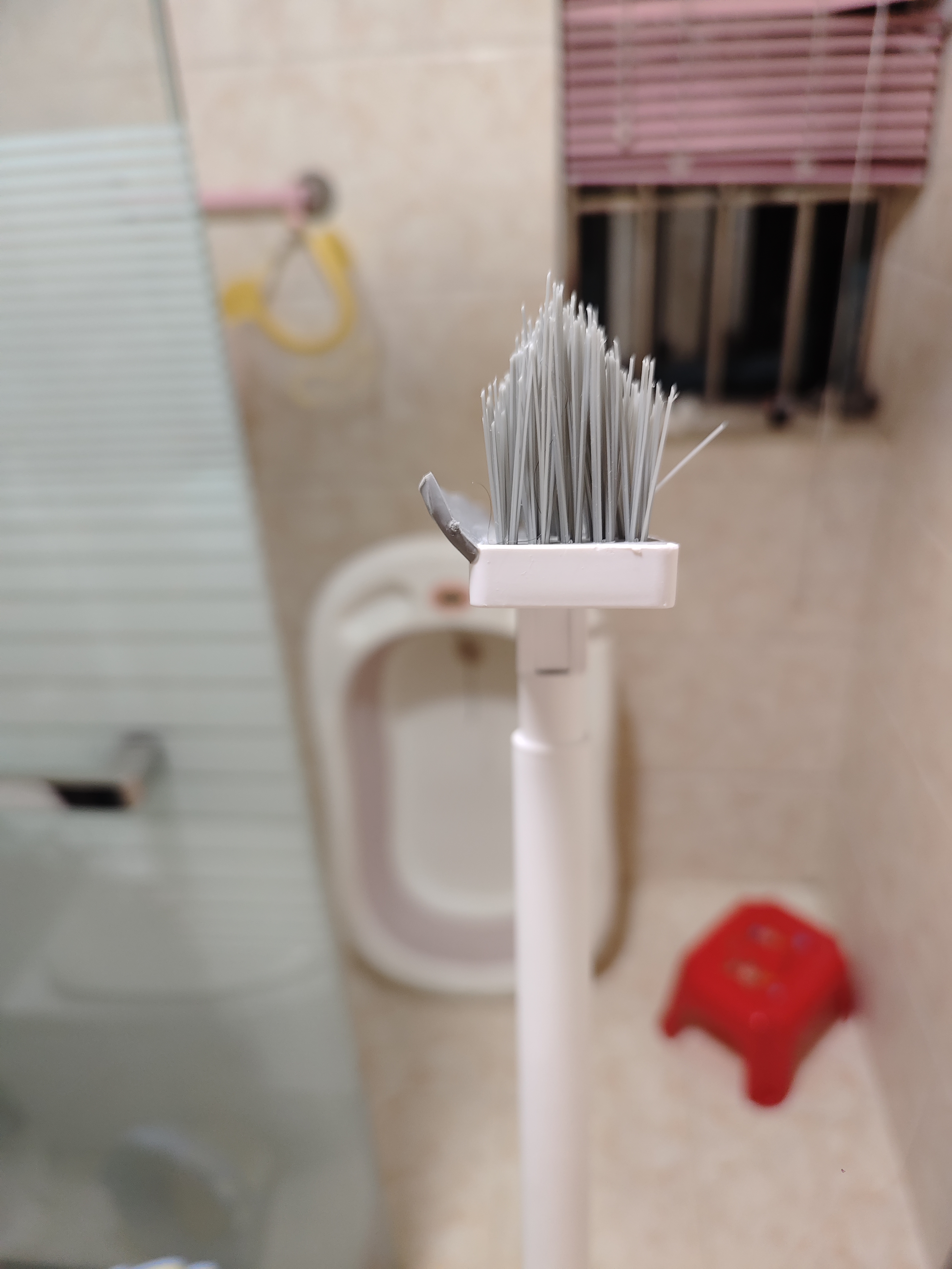 大卫清洁刷具缝隙地刷厕所刷地板刷子硬毛洗地刷V型三角刷头S3 实拍图