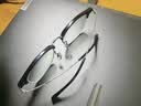 蔡司（ZEISS）镜片近视眼镜男款可配度数防蓝光辐射超轻纯钛半框变色散光眼镜框 【高端钛材】中框-黑银 配LASHION1.56防蓝光镜片(0-400度） 实拍图