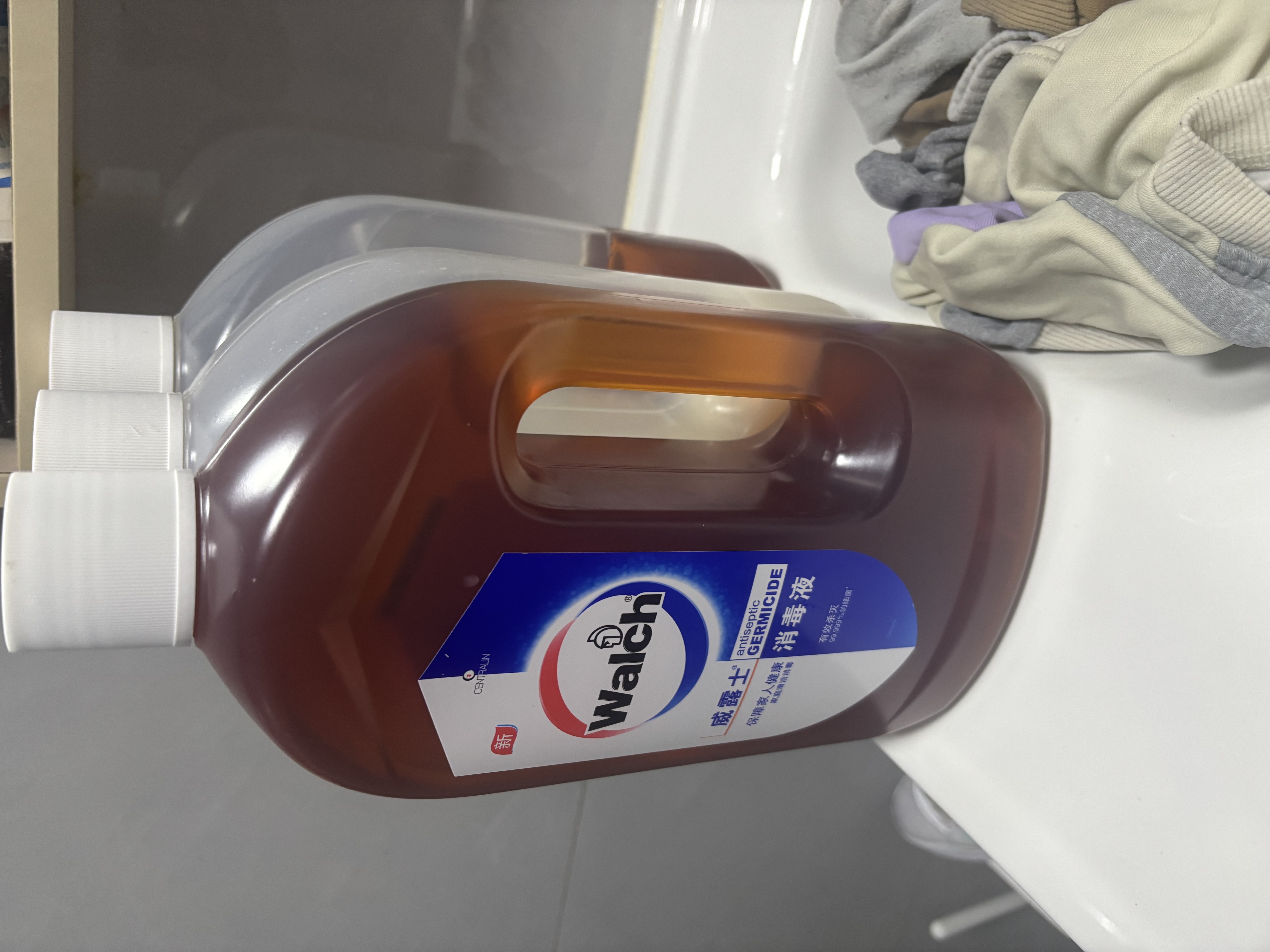 威露士（Walch）消毒液2L衣物除菌液灭甲流感病毒消毒水家居卫生宠物杀菌非84酒精 实拍图