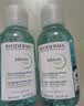 贝德玛（BIODERMA）净妍卸妆水小绿水油皮卸妆洁肤液500ml*2 实拍图