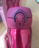 膳魔师（THERMOS）进口保温保冷杯不锈钢JNL-350车载男女情侣儿童水杯子小巧随手杯 JNL-352-SBR 樱桃红 350ml 实拍图