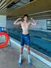 尤克达蒂（yookdd） 泳裤男三件套游泳装备泳镜泳帽游泳套装男泳裤防尴尬游泳沙滩裤 2XL建议140-160斤裤子+泳镜+泳帽 实拍图