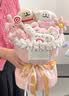 聚莜家生日礼物送女生朋友线条小狗玩偶花束卡通永生花束12岁女孩礼物 线~条小狗圆形粉色【手提礼袋+灯串】 实拍图