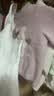 戴维贝拉（DAVE＆BELLA）小童毛衣男童上衣雪尼尔半边绒女童衣服儿童针织衫春秋宝宝套头衫 紫粉色 90 cm（建议身高80-90cm） 实拍图