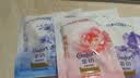 金纺自营新品香氛衣物柔顺剂牡丹鸢尾奶香桃花+兰花+山茶12X40G尝鲜装 实拍图