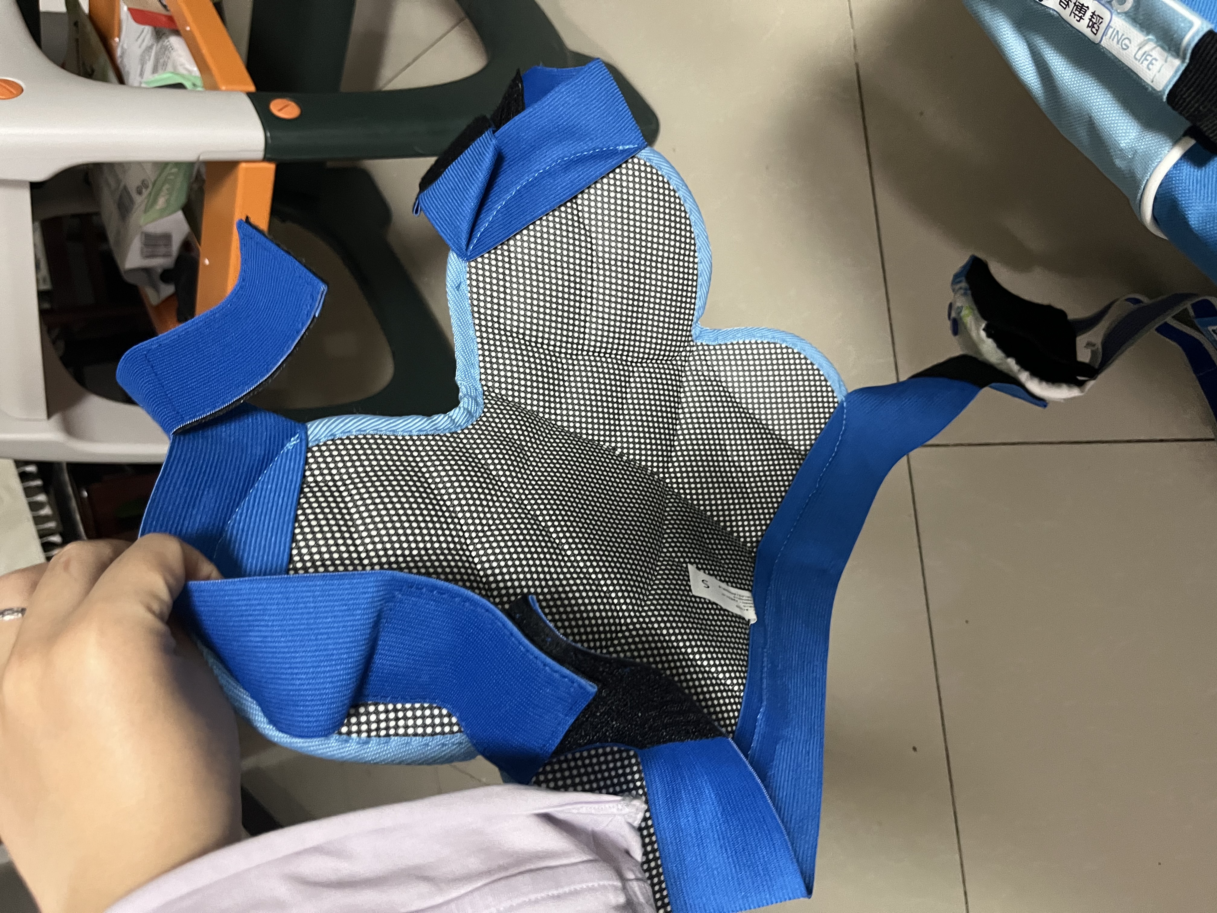 海德（HEAD）轮滑护具儿童防摔裤溜冰护臀垫滑板滑冰滑雪溜冰屁股垫 蓝色小码 实拍图