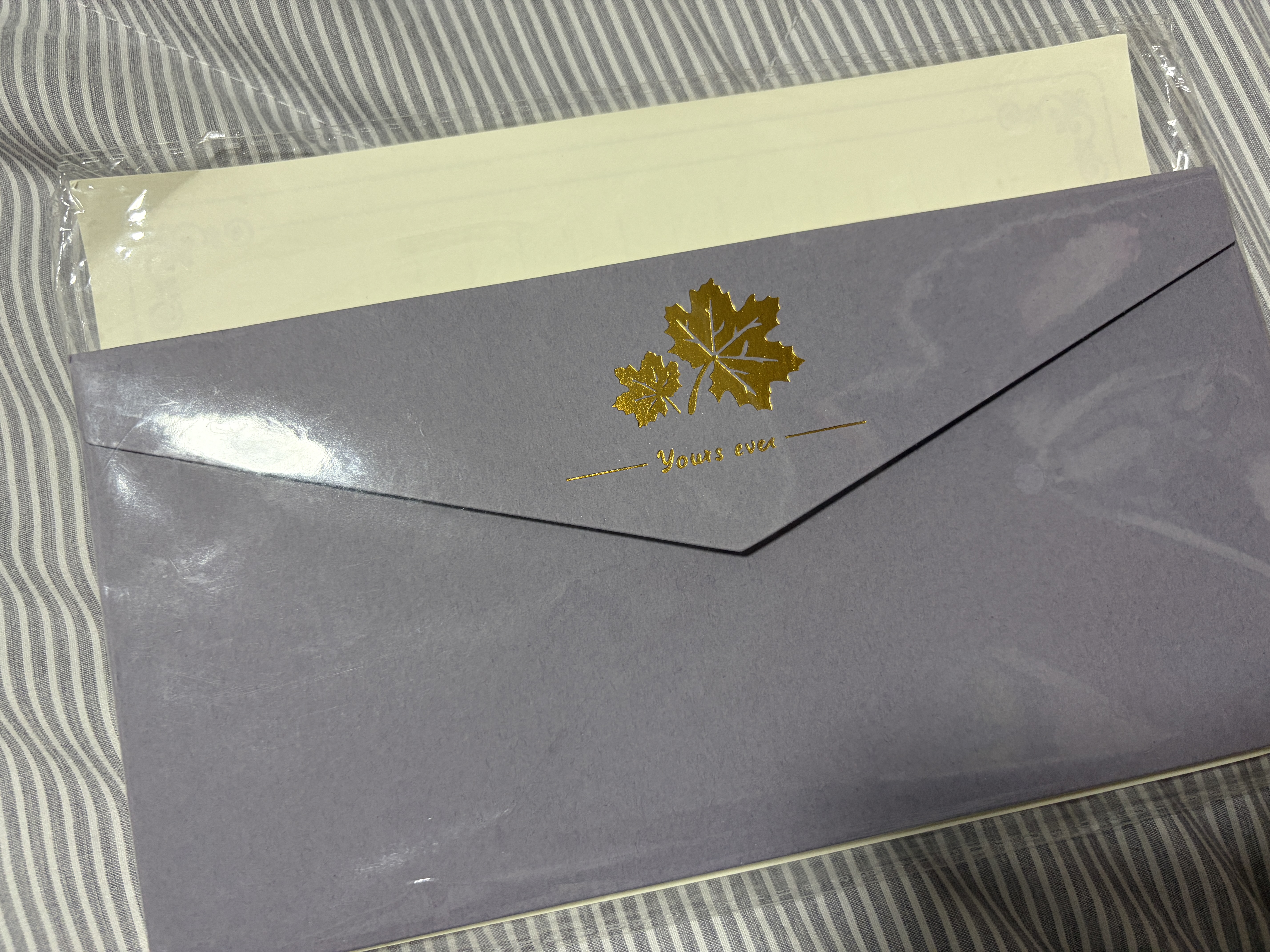 金蝶（kingdee）复古信封信纸套装教师节礼物礼品生日贺卡卡片妇女节礼物贺卡烫金高档古风纪念日情人节情书 实拍图