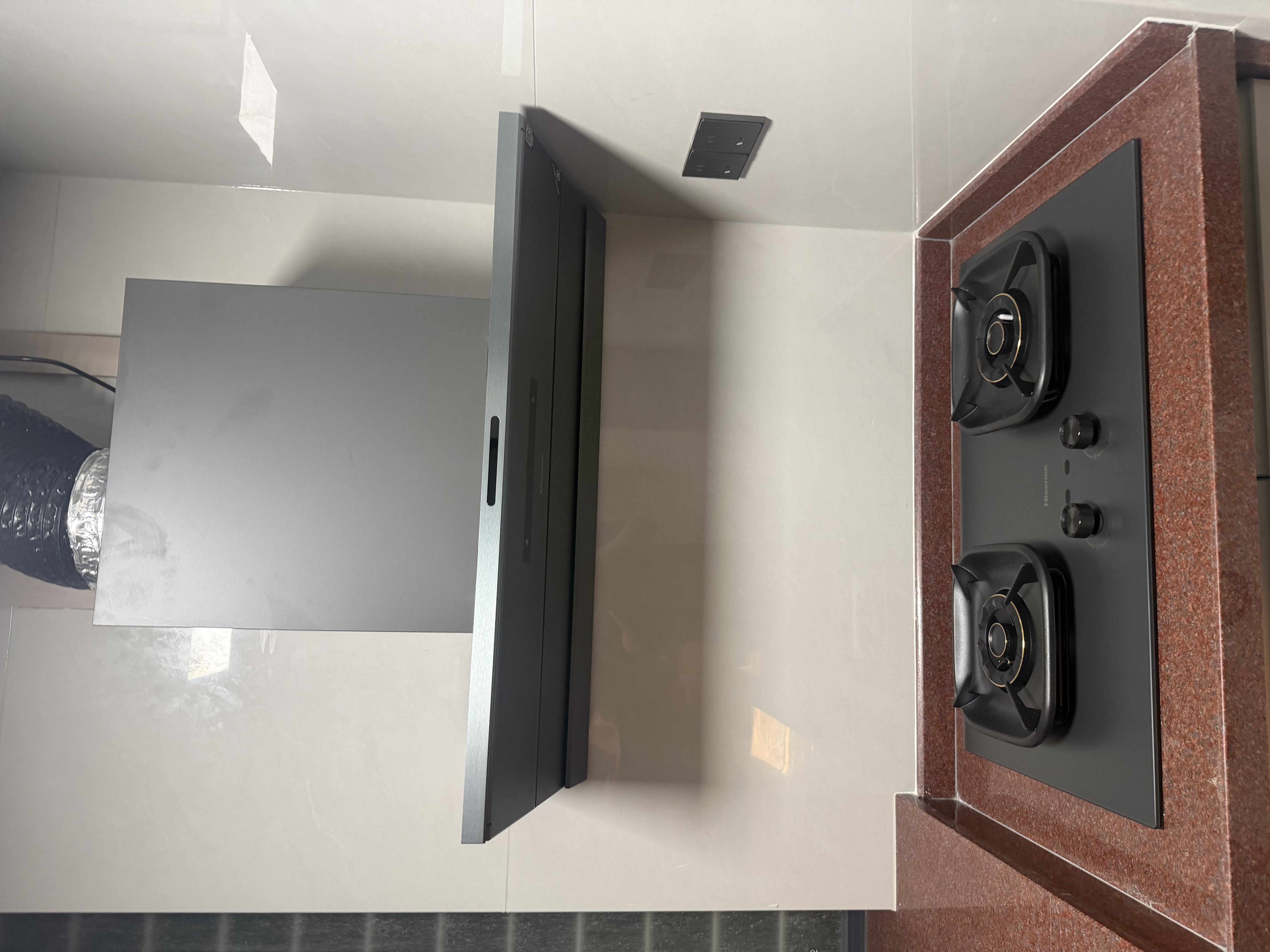 海信（Hisense）【大薄荷2.0ProE5S烟灶套装】铜线电机免拆洗32立方大吸力抽油烟机+双定时易清洁烟灶联动灶E5S 实拍图