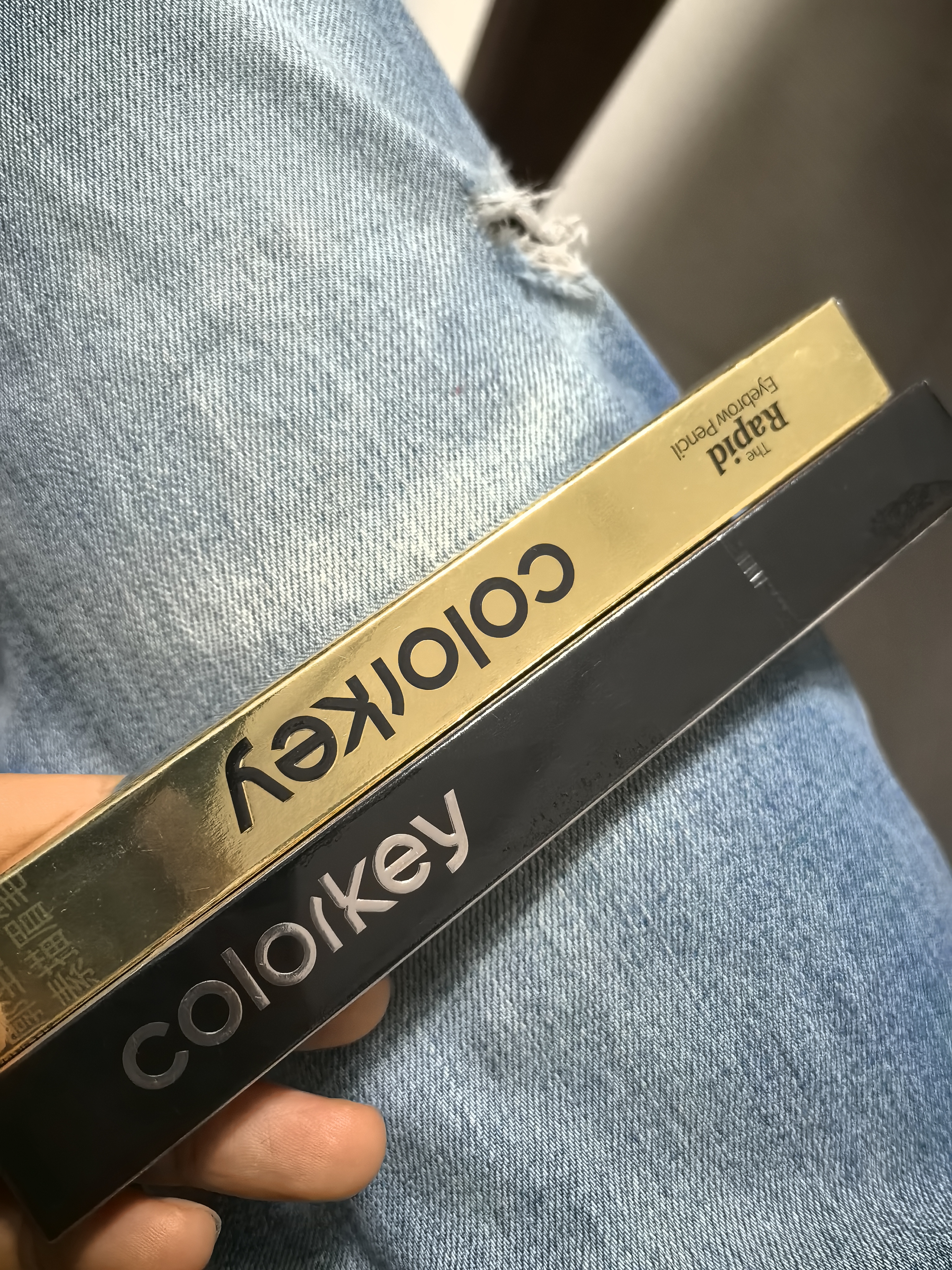 Color Key珂拉琪立体精雕刀锋眉笔送女友老婆国庆节礼物防水防汗03星岩灰 实拍图