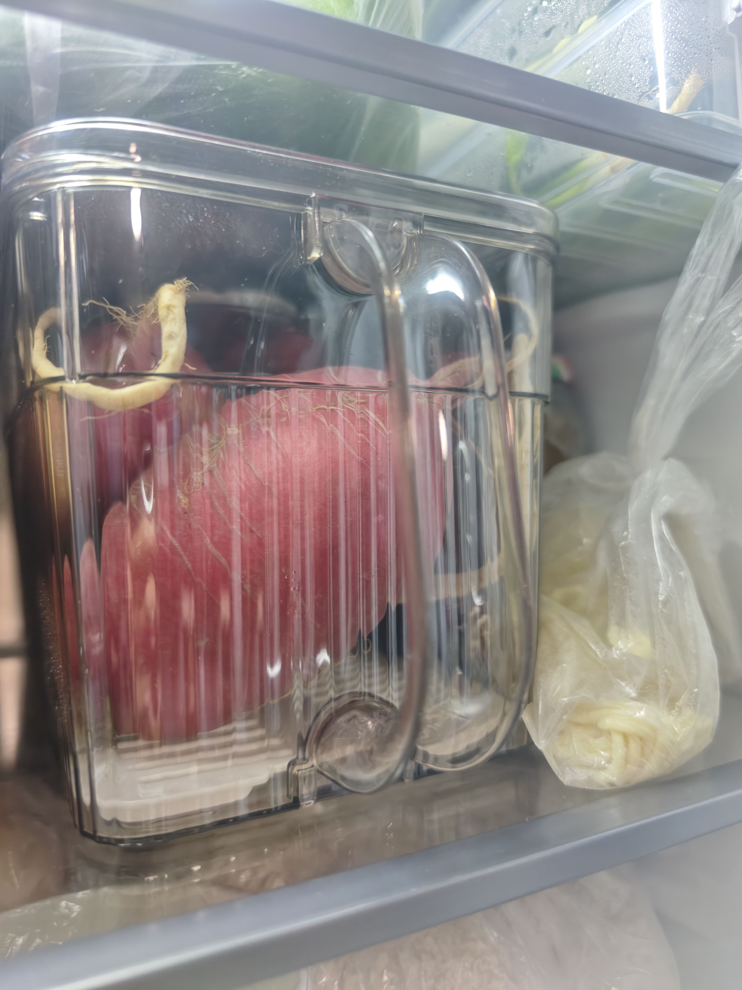佳帮手收纳盒可拆卸把手食品级冰箱蔬菜鸡蛋保鲜盒厨房冷藏储物盒 实拍图