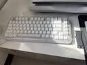 罗技（Logitech）ALTO KEYS K75M 琥珀系列 AI客制化无线机械键盘 热插拔大理石轴 白色 75键 实拍图