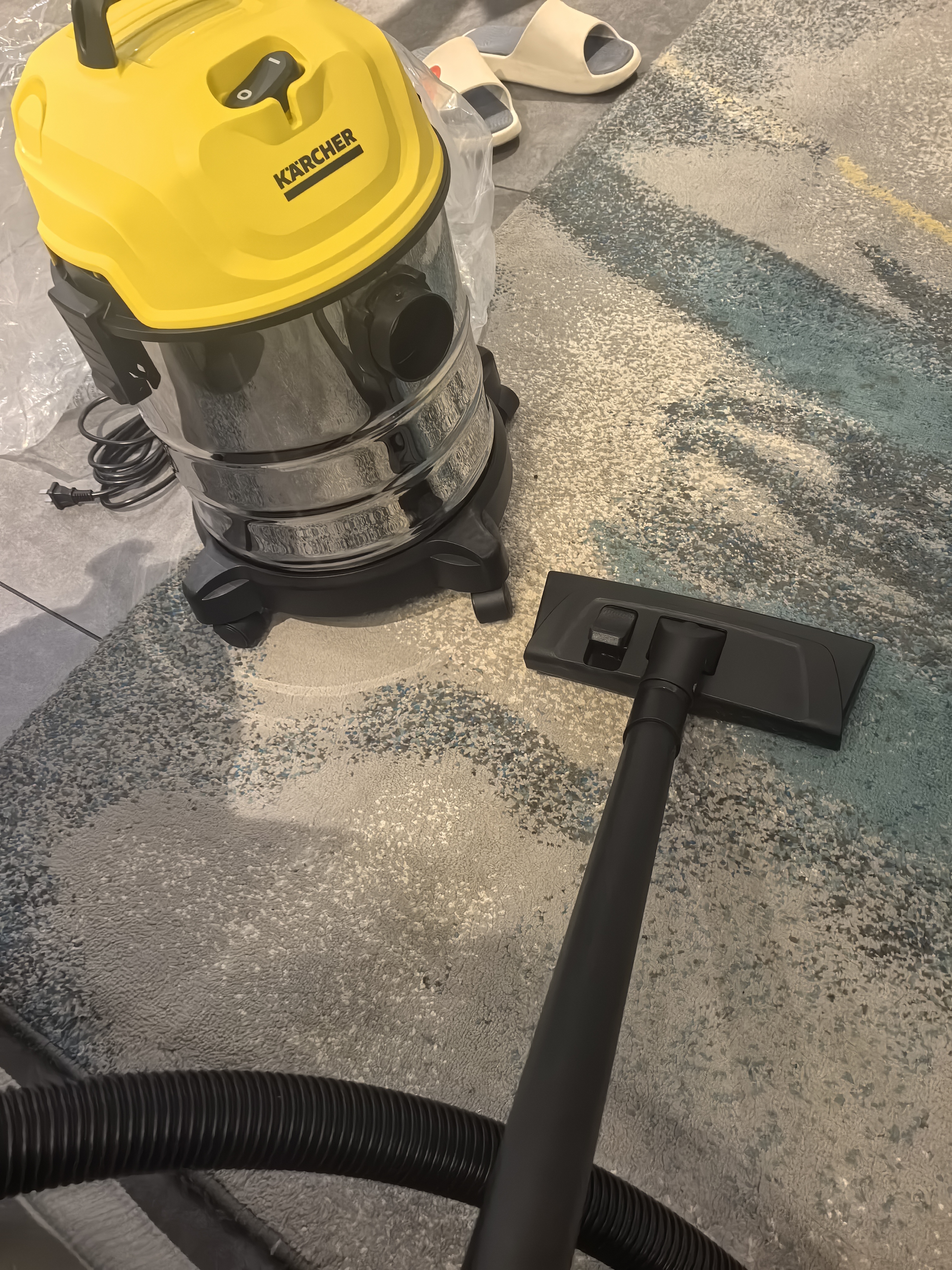KARCHER德国卡赫 桶式吸尘器18L干湿吹三用家用工业开荒装修保洁地毯宠物大容量大功率超强吸力WD1s 实拍图
