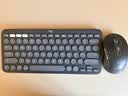 罗技（Logitech）时尚系列K390无线蓝牙键盘 超薄便携 K380升级版 黑色 79键 实拍图