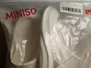 名创优品（MINISO）拖鞋男女家居情侣家用舒适浴室防滑防臭四季拖鞋 珍珠白 36-37 实拍图