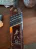 尊尼获加（JOHNNIE WALKER）洋酒 12年黑方黑牌1000ml 苏格兰调和型威士忌无盒 实拍图