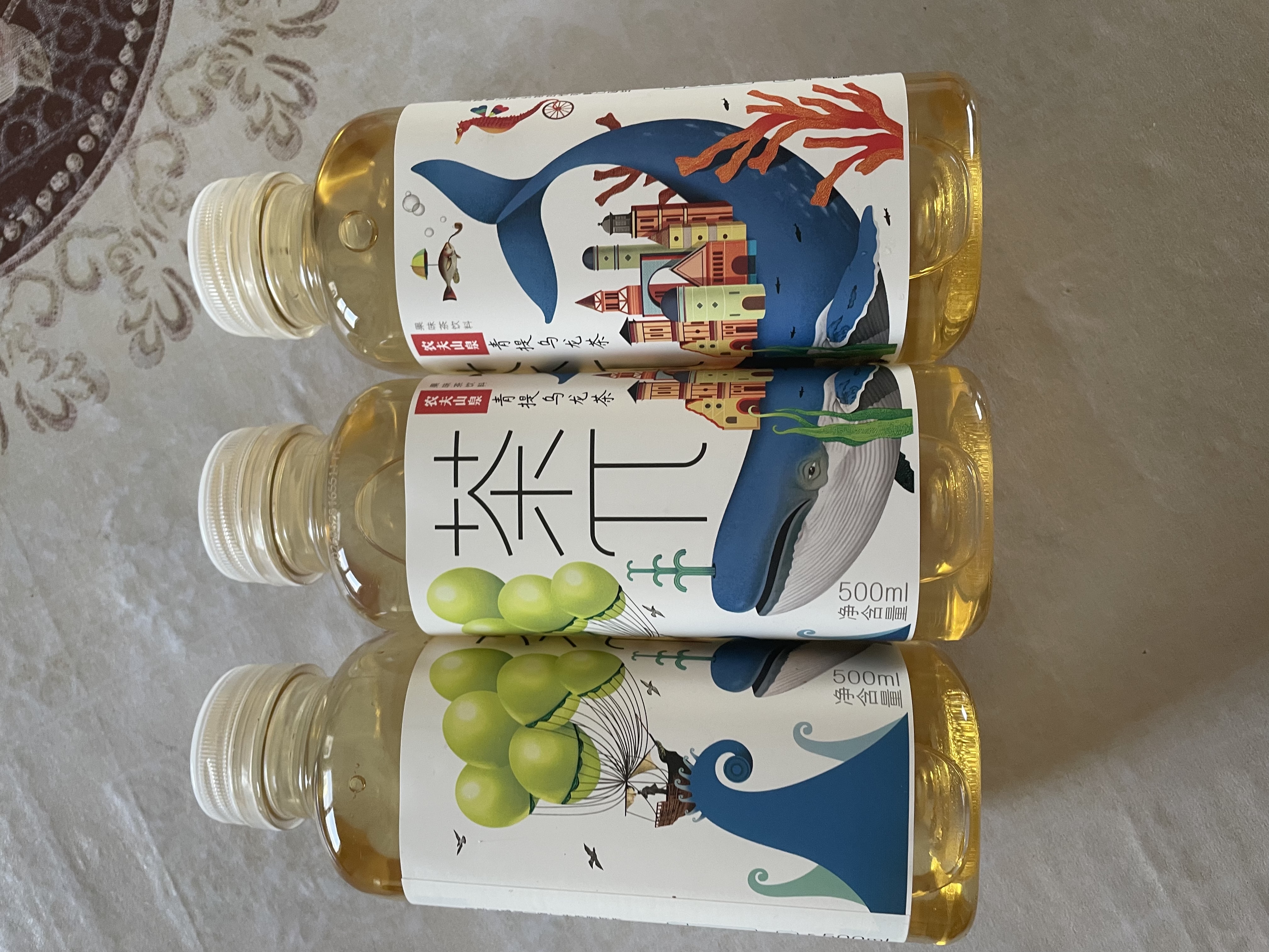 农夫山泉茶π（茶派） 茶饮料 青提乌龙茶500ml*15瓶 整箱饮品 实拍图