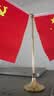格立特（gelite）中国国庆节办公桌面党旗国旗摆件办公室小红旗带底座小国旗会议桌旗子五星红旗帜会议室桌摆台装饰 实拍图