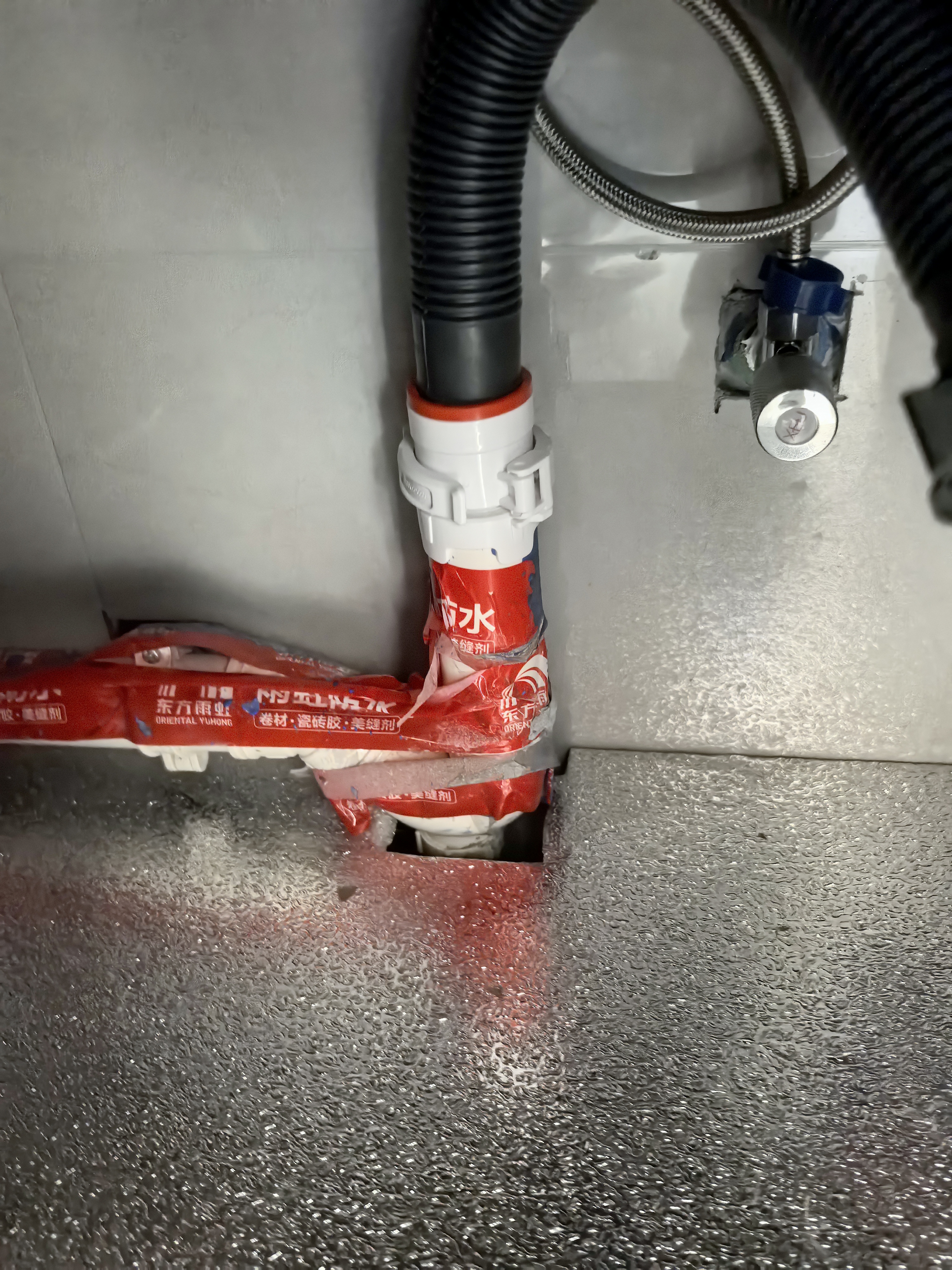 潜水艇（Submarine）XSW-31厨房下水道防臭封口器卫生间洗衣机下水管防溢水密封塞圈 实拍图