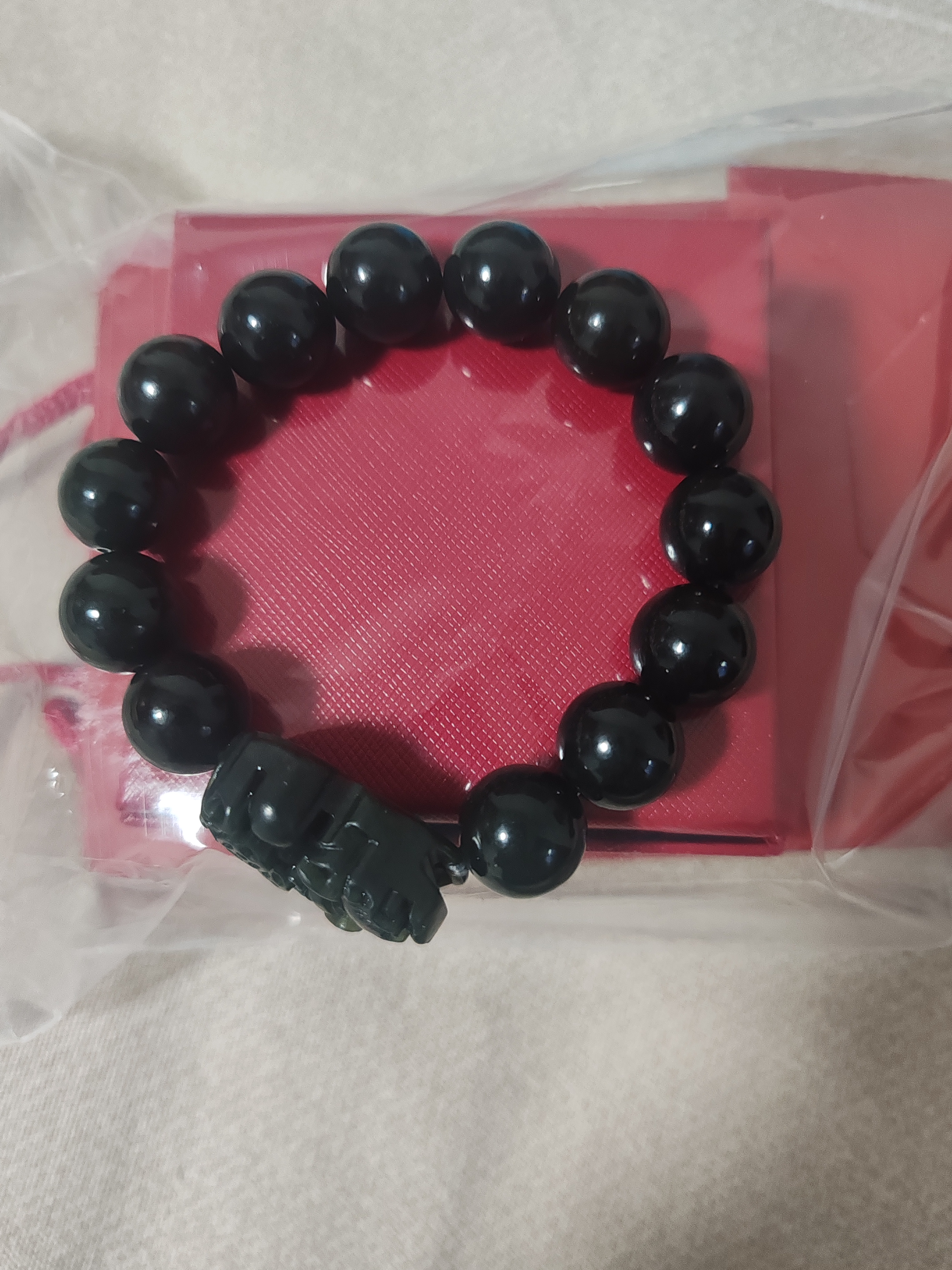 凤禧珠宝和田玉貔貅手串青玉玉石手链男士款生日礼物送男友老公实用 实拍图