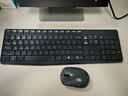 罗技（Logitech）MK235 键鼠套装 无线键鼠套装 办公键鼠套装  防泼溅防指纹 全尺寸 带无线2.4G接收器 黑 实拍图