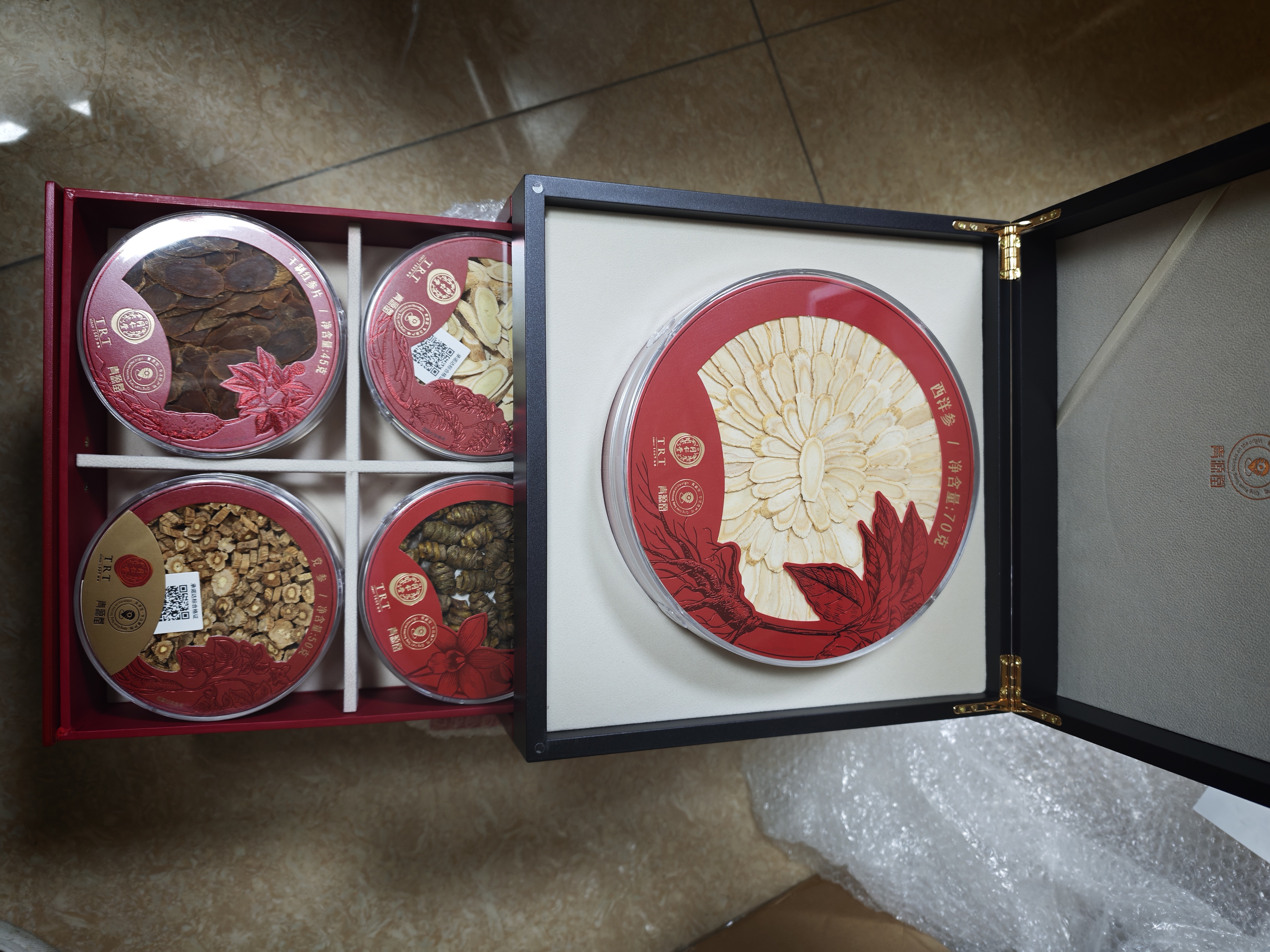 同仁堂品牌北京同仁堂西洋参礼盒红参片黄芪石斛中秋礼品送长辈父母 实拍图