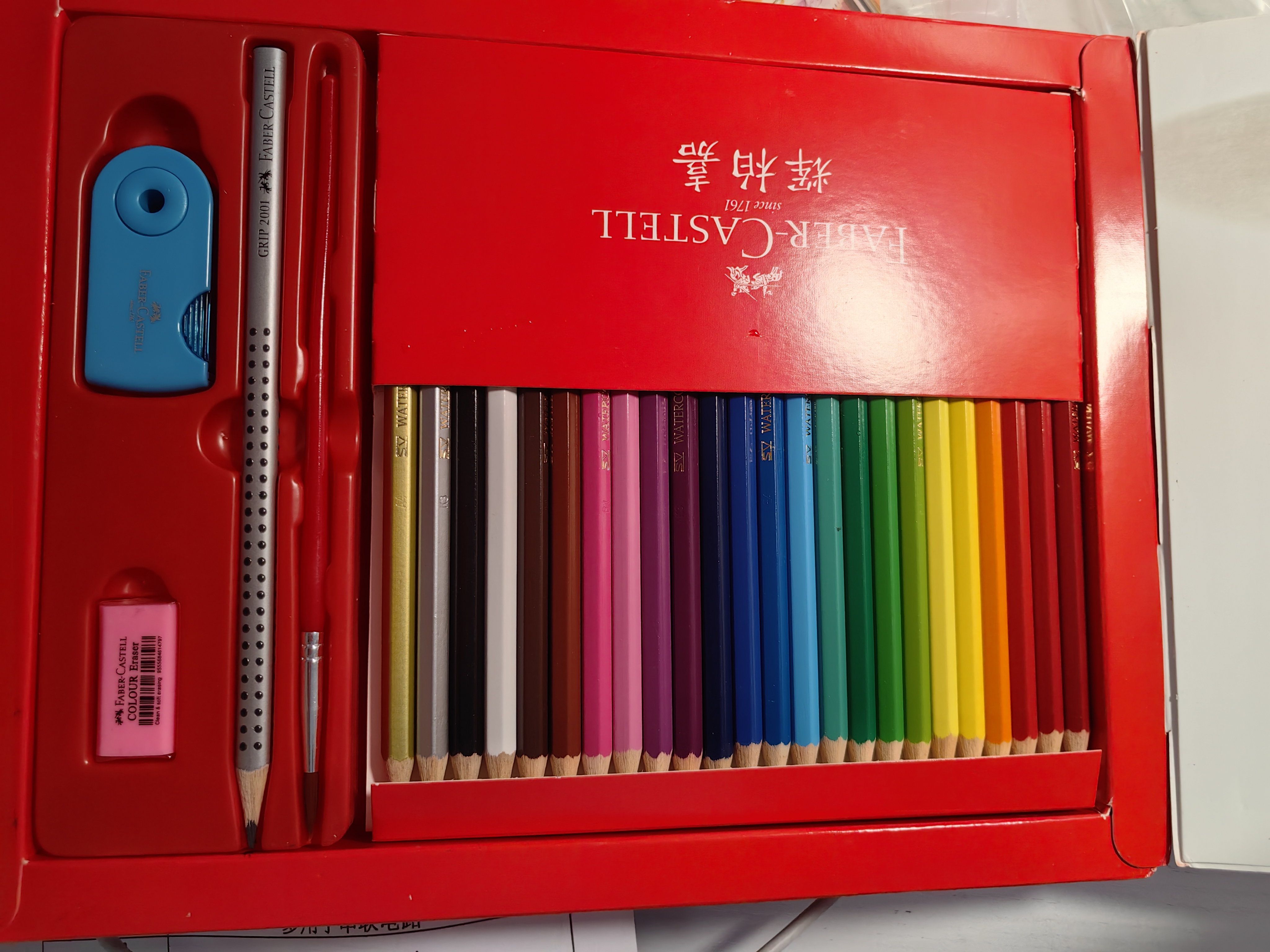 辉柏嘉（Faber-castell）【学生文具】【超级爆款】彩铅水溶性彩色铅笔艺考考试72色笔帘升级款速写马克笔绘画毕业礼物 实拍图