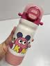 babycare四合一儿童保温杯水杯316不锈钢保温水壶吸管杯大宝宝上学550ml粉 实拍图