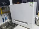 松下（Panasonic）【重磅新品】白巧mini台式洗碗机 29cm超薄机身 上掀式开门 80℃高温漂洗  23min超快洗NP-UW3BX1K 实拍图