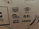AOC 27英寸2K 210Hz 爱瞳圆偏光 硬件+AI动态低蓝光不闪护眼 FastIPS 典雅白电竞显示器 Q27G41LE/WS 实拍图