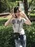 CALWAN KEODH包包女款轻奢真皮链条斜挎包单肩小方包生日礼物高级感送女友老婆 黑色-品牌百搭实用走心女生闺蜜 实拍图