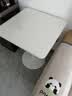 凡社餐桌小圆桌小方桌子洽谈桌 阳台吧台奶茶咖啡营业厅公寓休闲桌椅 实拍图