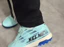 卡尔美（KELME）儿童足球鞋TF碎钉魔术贴免系带防滑耐磨球鞋 浅蓝  32  实拍图