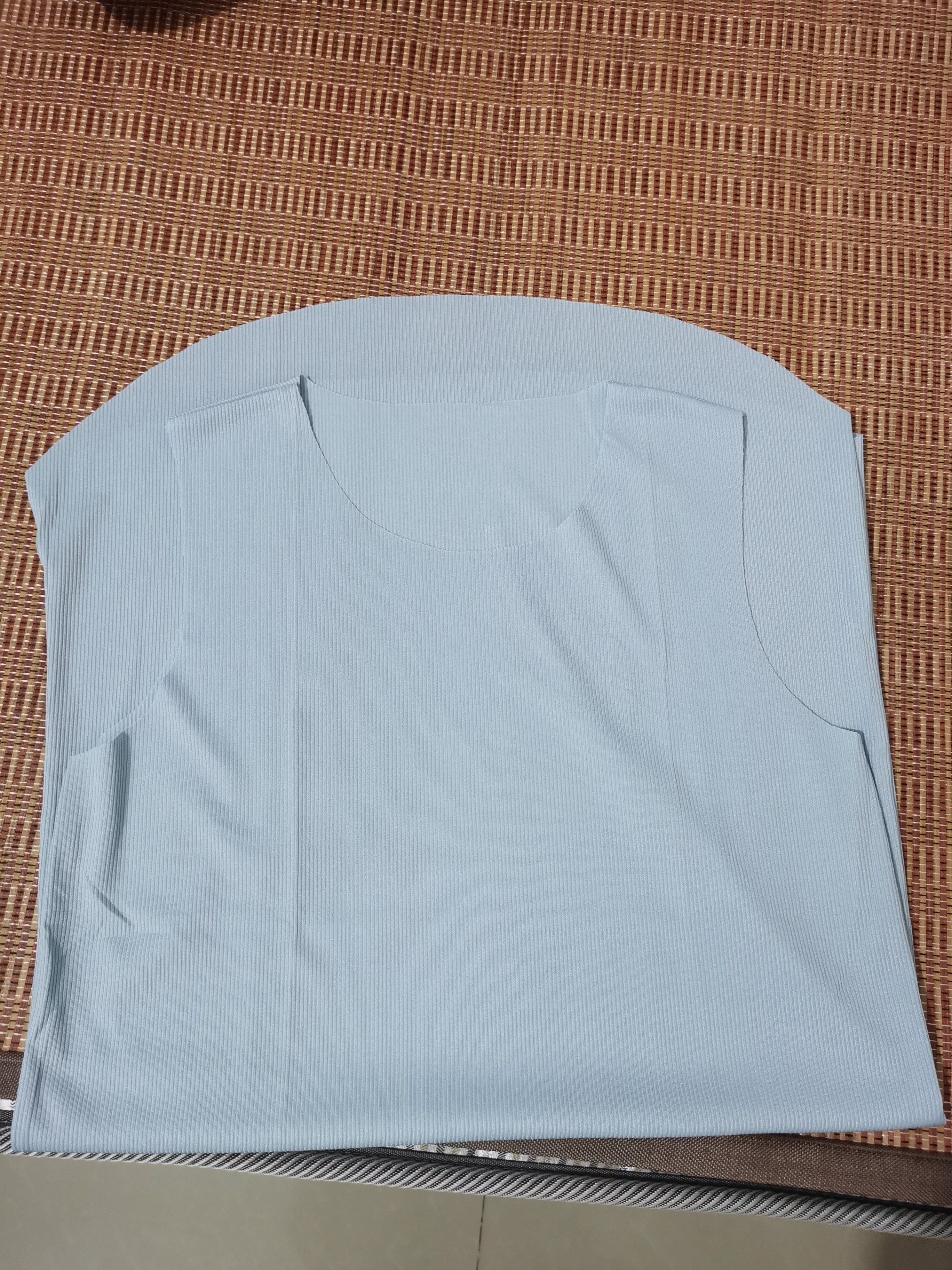 浪莎女士无袖冰丝睡裙女夏季薄款凉感背心柔顺家居服可外穿2026蓝色 实拍图