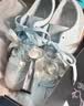 adidas「冰淇淋T头鞋」VS JOG 2.0薄底运动鞋男女阿迪达斯轻运动 浅天蓝/金属银/亮白 (推荐女生选小半码)   36 实拍图