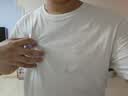 JEANSWEST LIFE真维斯短袖男士夏季纯棉圆领半袖t恤青少年多巴胺重磅透气打底衫A 实拍图