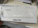 罗技（Logitech）时尚系列K390无线蓝牙键盘 超薄便携  K380升级版 白色 79键 实拍图