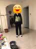 猫人（MiiOW）情侣睡衣女士纯棉时尚涂鸦翻领开衫可外穿家居服女高级黑L 实拍图