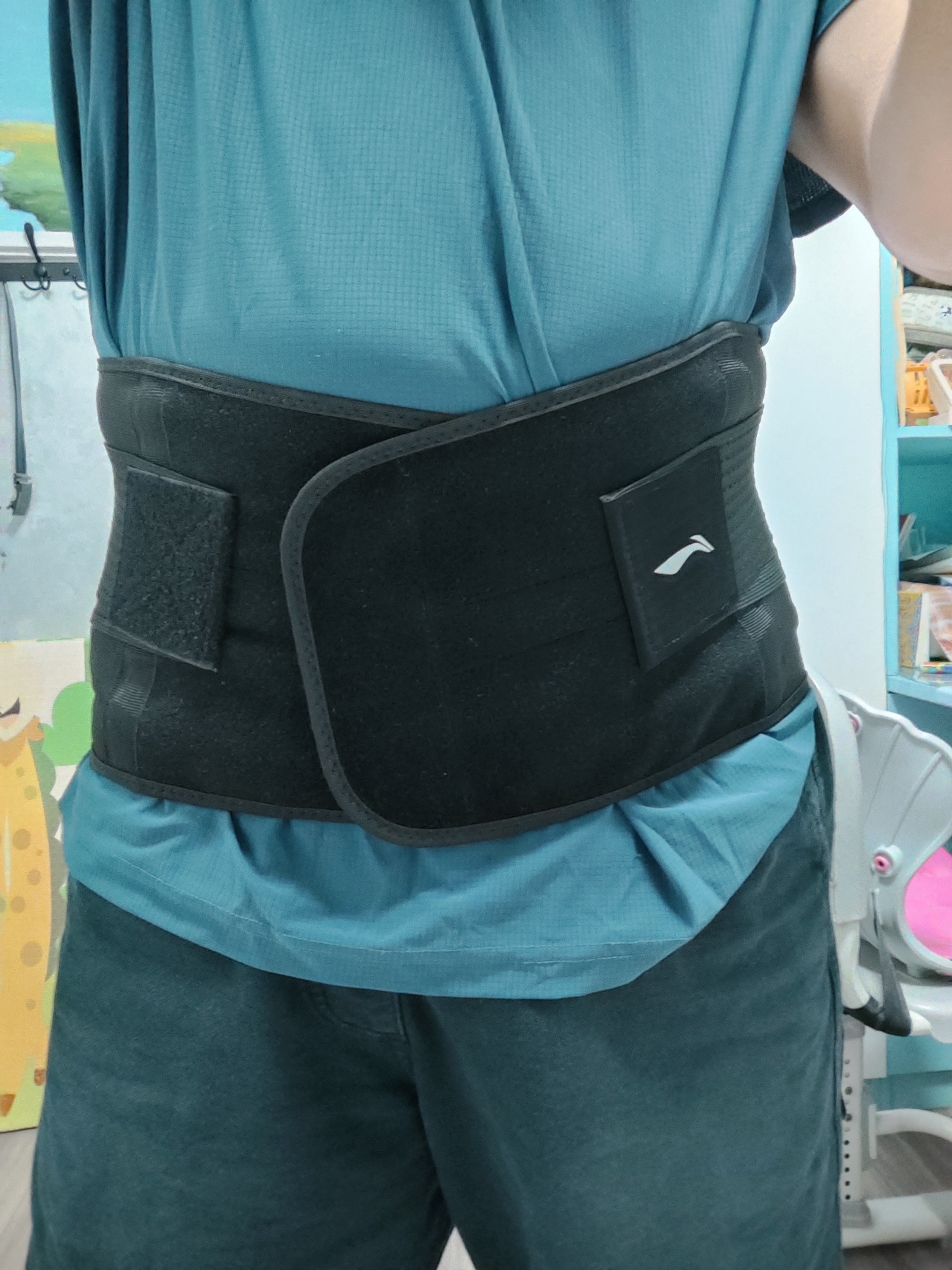 李宁护腰带运动保暖健身腰间盘突出腰肌用劳损久坐跑步硬拉束腰支撑椎 实拍图