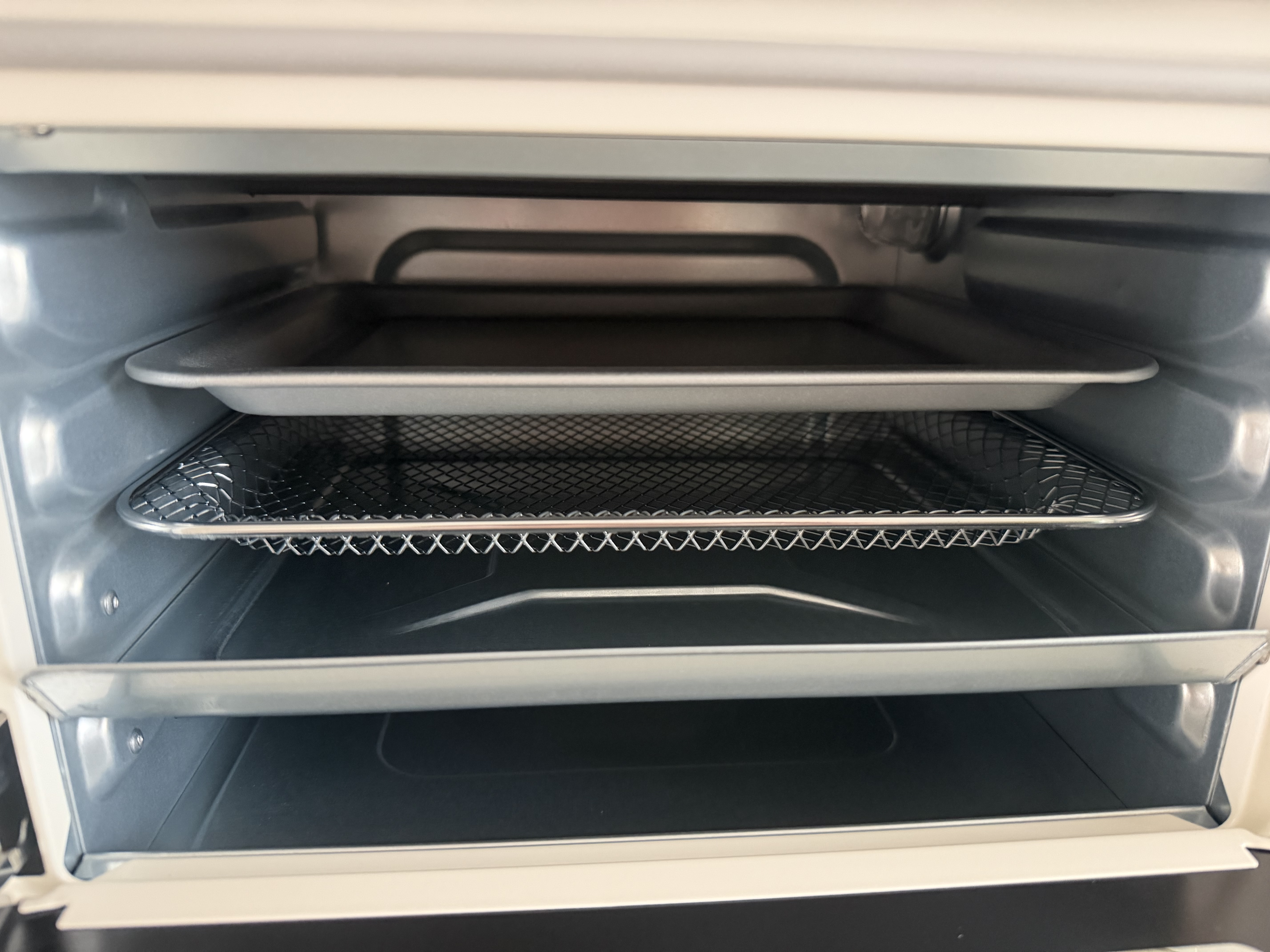 美的（Midea）多功能电烤箱家用空气炸锅一体机小微型烤炸一体烤箱 高效脱脂/循环热风免翻面 PT1510 15L 实拍图